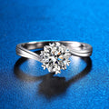 Silver Tone / 0.5ct / 5.0(U.S)