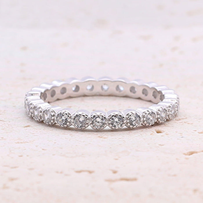 3.5ct Cushion Cut Halo Multi Color Sterling Silver Bridal Set