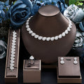 4 Pcs Jewelry Set Popular Accessories for Parties and Banquets
