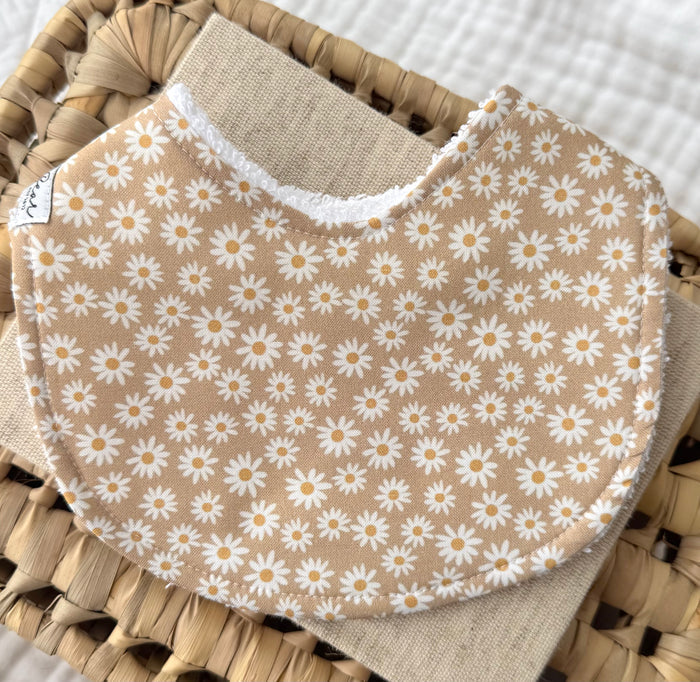 Baby Bib | Dusty Clay Daisy