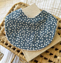 Baby Bib | Cobalt Blue Spot