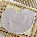 Baby Bib | Pale Purple Speckle