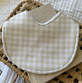 Baby Bib | Vanilla Gingham