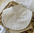 Baby Bib | Vanilla Stripe
