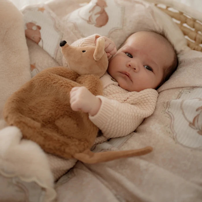 Baby Comforter Toy | ‘Squeak’ the Mouse Pop Ya Tot