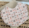 Bib - Blush Christmas Puppies