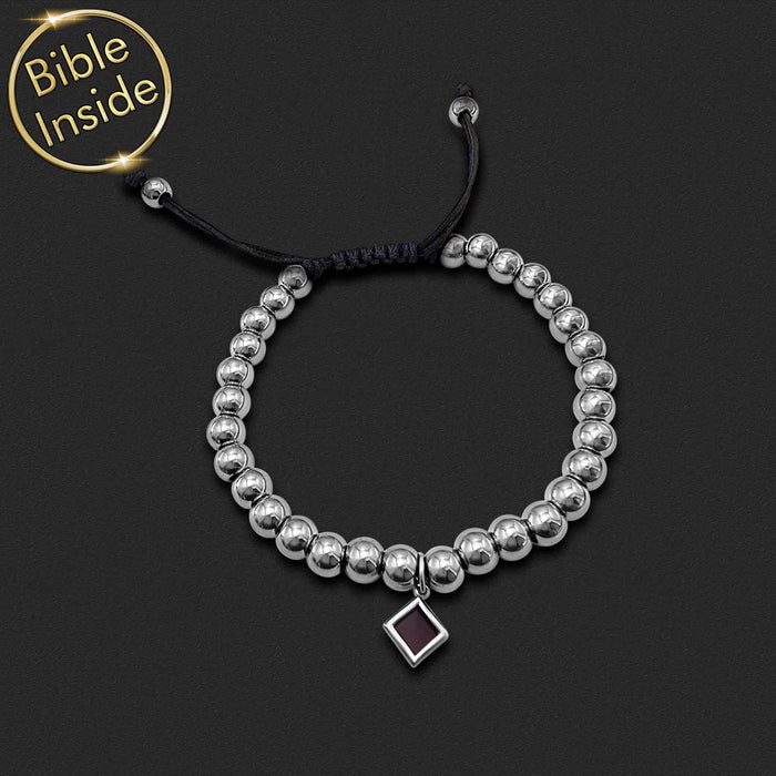 Modern biblical jewelry bracelet combining faith and innovative nano technology