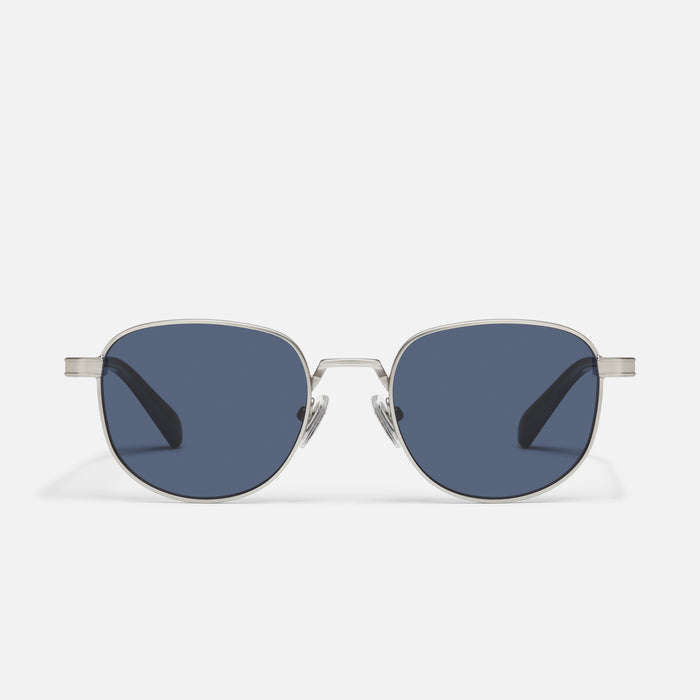 MATTE SILVER/NAVY POLARIZED