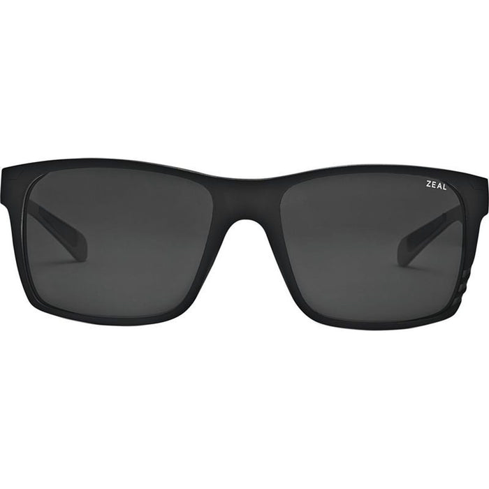 Brewer, Matte Black/Dark Grey Polarised Lenses