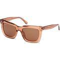 BY0068, Shiny Light Brown/Brown Lenses