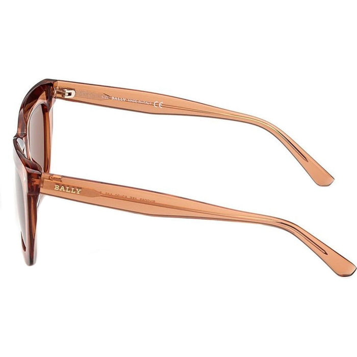 BY0068, Shiny Light Brown/Brown Lenses