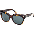 BY0096, Coloured Havana/Blue Lenses