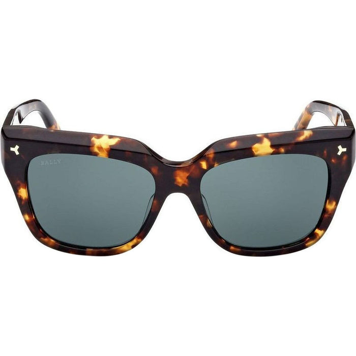 BY0096, Coloured Havana/Blue Lenses