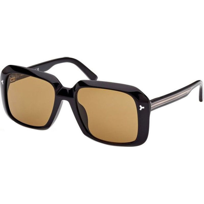 BY0098H, Shiny Black/Brown Lenses