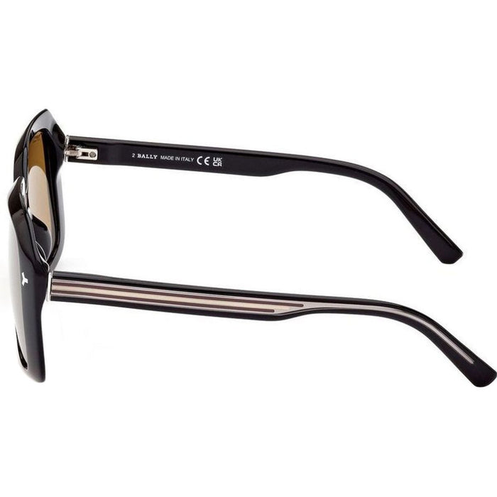 BY0098H, Shiny Black/Brown Lenses