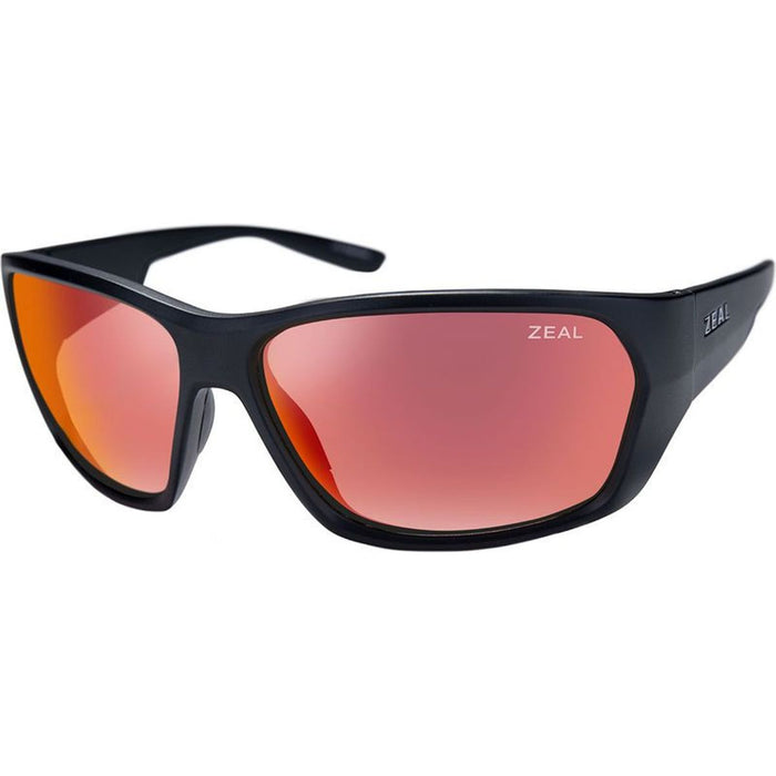 Caddis, Matte Black/Phoenix Mirror Polarised Lenses