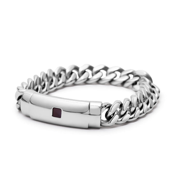 Christian bracelet with New Testament chip – bold gift for men