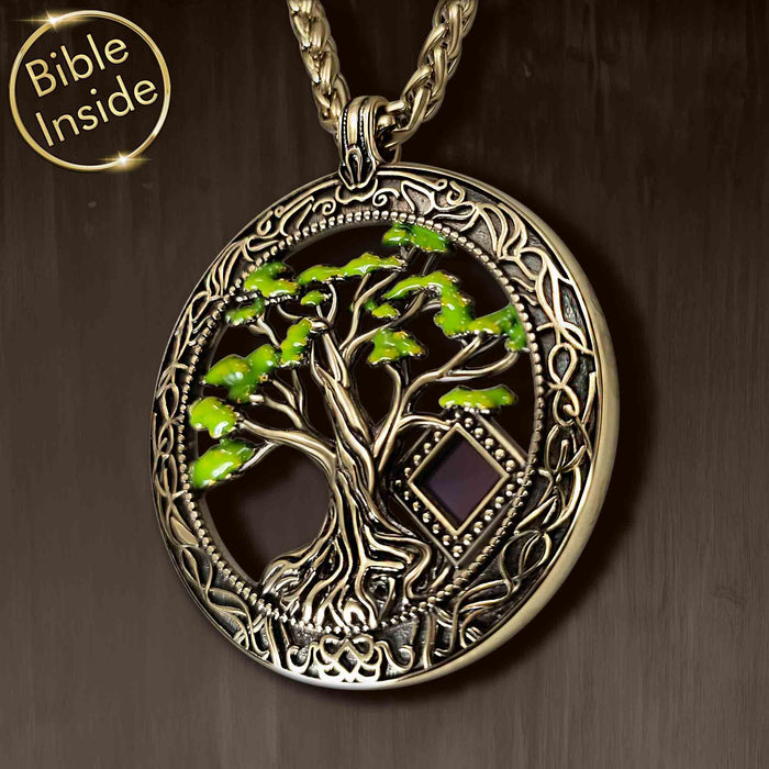 Tree of life necklace – heartfelt Christian Christmas gift for mom