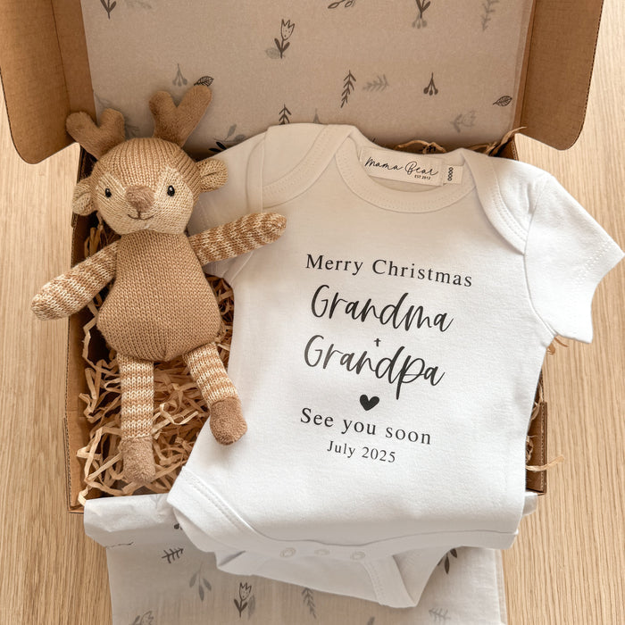Christmas Pregnancy Announcement Gift Box | NAME CUSTOMISABLE