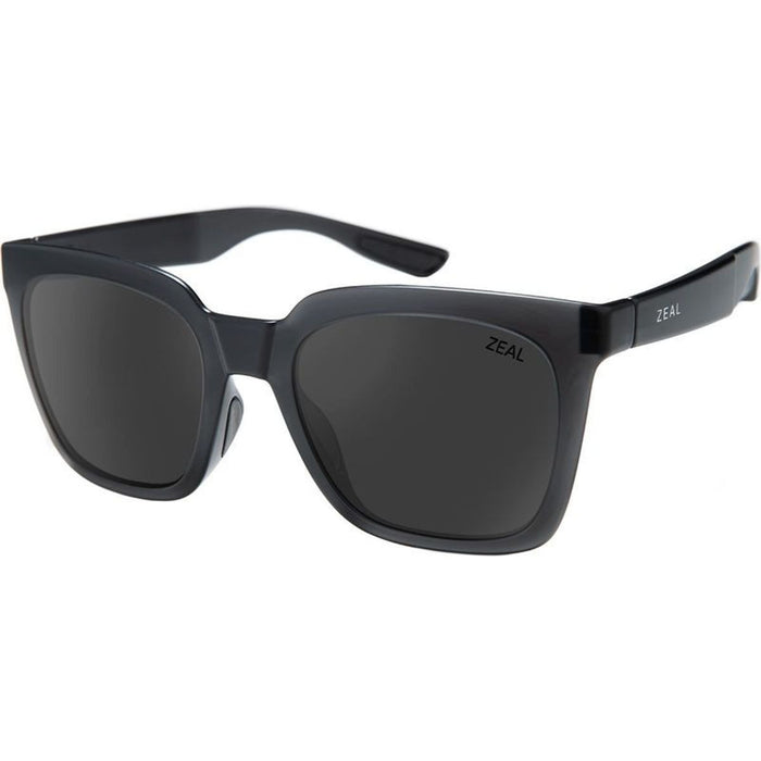 Cleo, Matte Black/Dark Grey Polarised Lenses