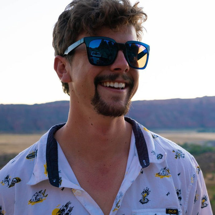 Cleo, Ocean/Horizon Blue Polarised Lenses