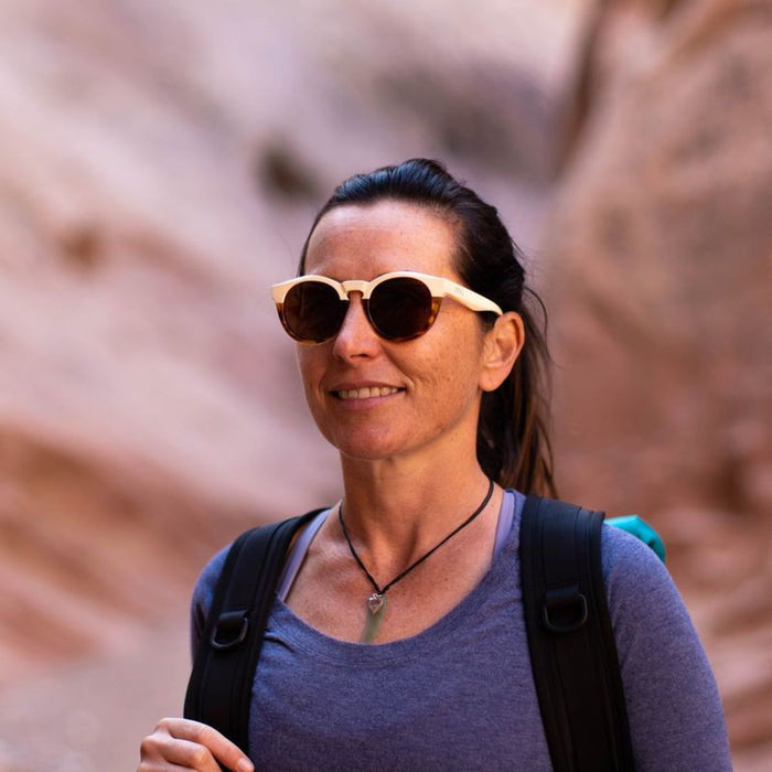 Crowley, Ivory Tortoise/Copper Polarised Lenses