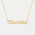 Custom Sterling Silver Name Necklace – Personalized Gift with Box Chain in Silver, Gold or Rose Gold