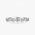 Cute Star Design Sterling Silver Band