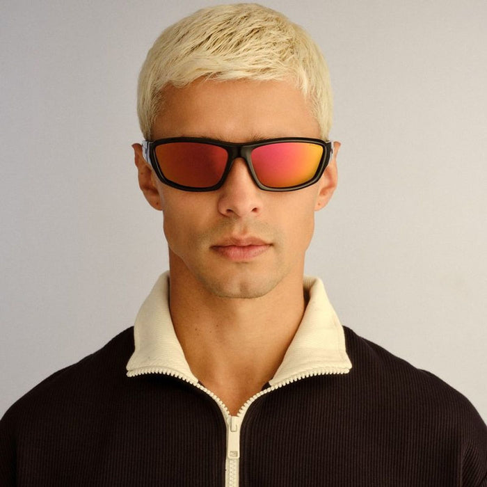Dargan, Black and Red/Red Mirror Polarised Lenses