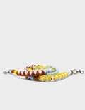 Detachable Shoulder Strap - Pink, Yellow, Orange and Light Blue Handwoven Paracord - Main