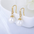 Elegant Pearl Drop Earrings for Mom