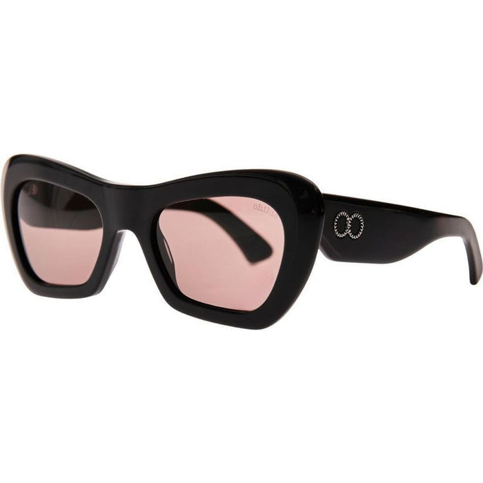 Farfalle, Gloss Black/Amber Bio Lenses