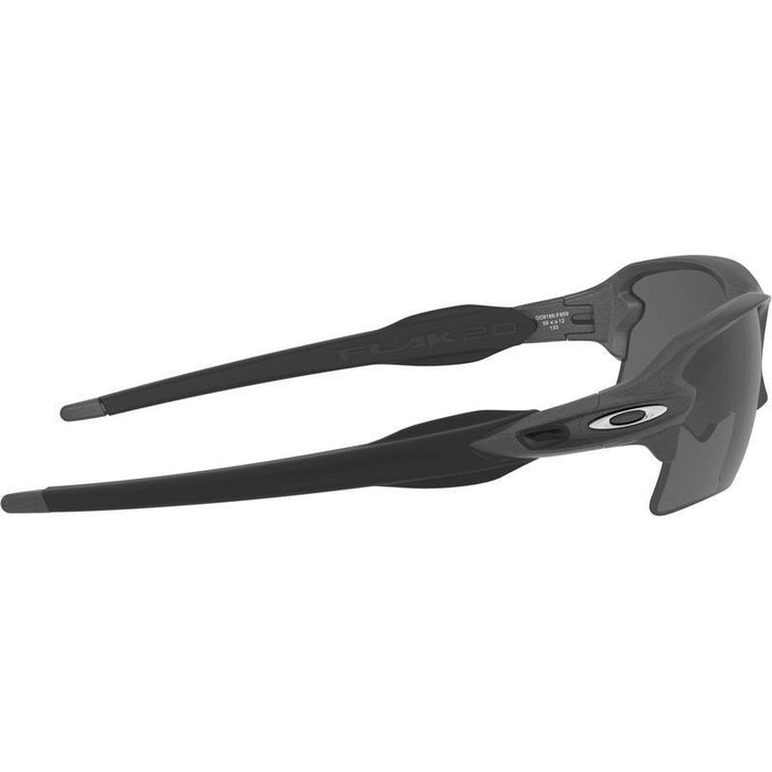 Flak 2.0 XL, Steel/Prizm Black Polarised Lenses