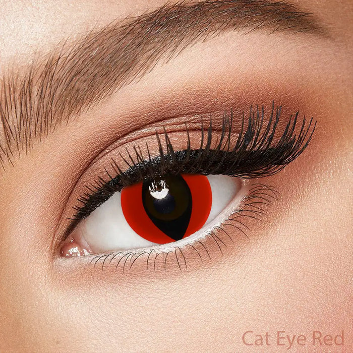 Fresh lady - Crazy Lens - Cat Eye Red