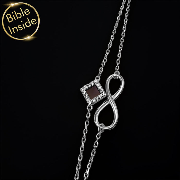 Elegant gift for teacher on Valentine's Day with micro Bible