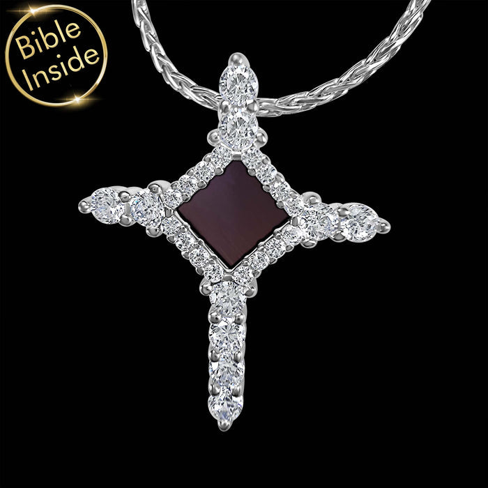 Best gift for teacher on Valentine's day – nano Bible cross pendant