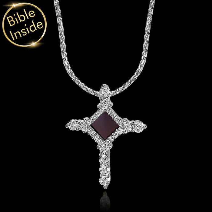 925 Sterling Silver / 16.5" / 42 cm / New Testament (English KJV)