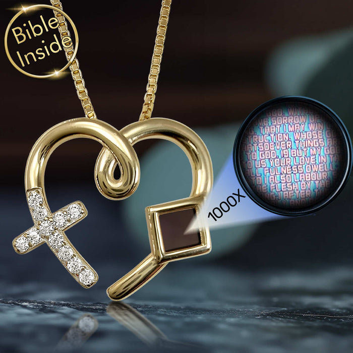 Elegant heart necklace, meaningful gifts for wife collection