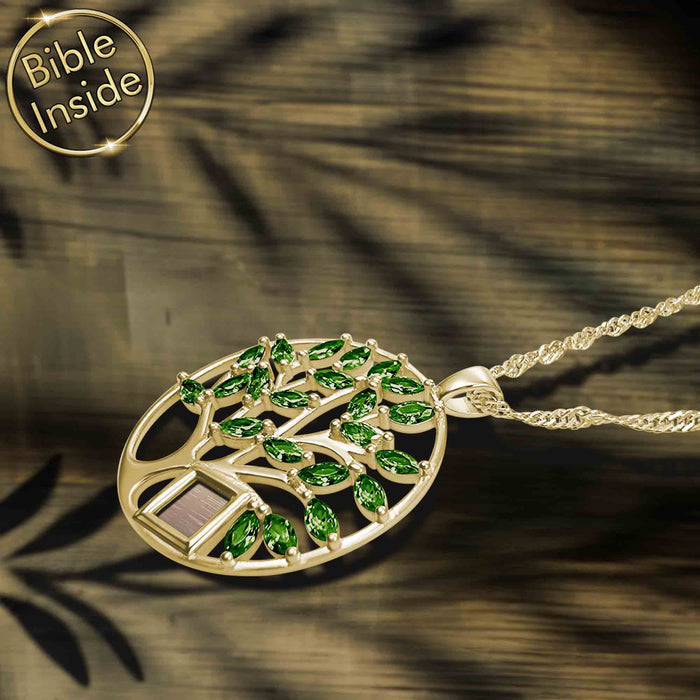 Great gift for your wife with gold tree, everyday faith-inspired design