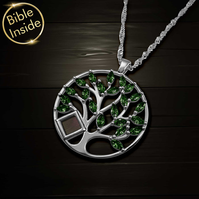 Great gift for your wife with silver tree, everyday faith-inspired design