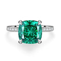 Green Collection Engagement Ring in Sterling Silver