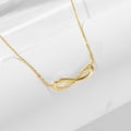 Infinity Symbol Pendant Necklace in Sterling Silver