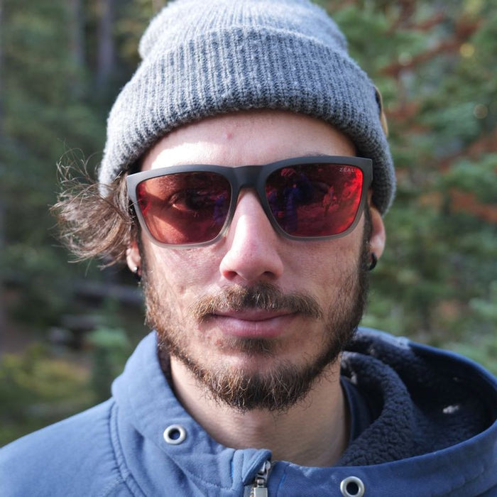 Kittredge, Matte Grey Jade Fade/Phoenix Mirror Polarised Lenses