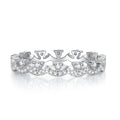 Lace Stacking Ring Wedding Band in Sterling Silver