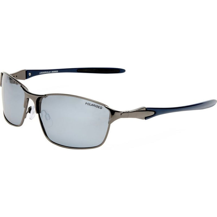 Leederville, Gunmetal/Silver Mirror Polarised Lenses