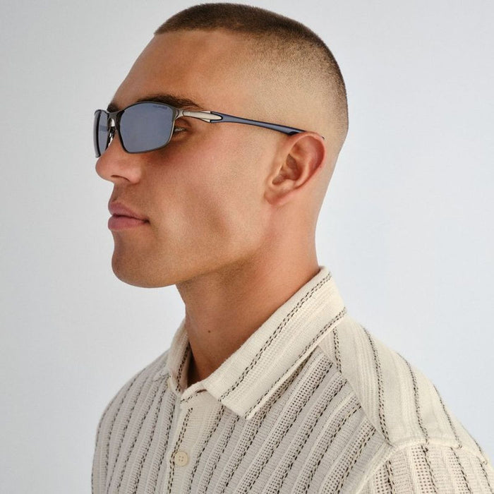 Leederville, Gunmetal/Silver Mirror Polarised Lenses