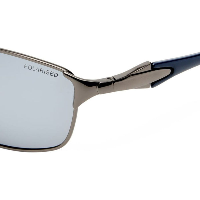 Leederville, Gunmetal/Silver Mirror Polarised Lenses