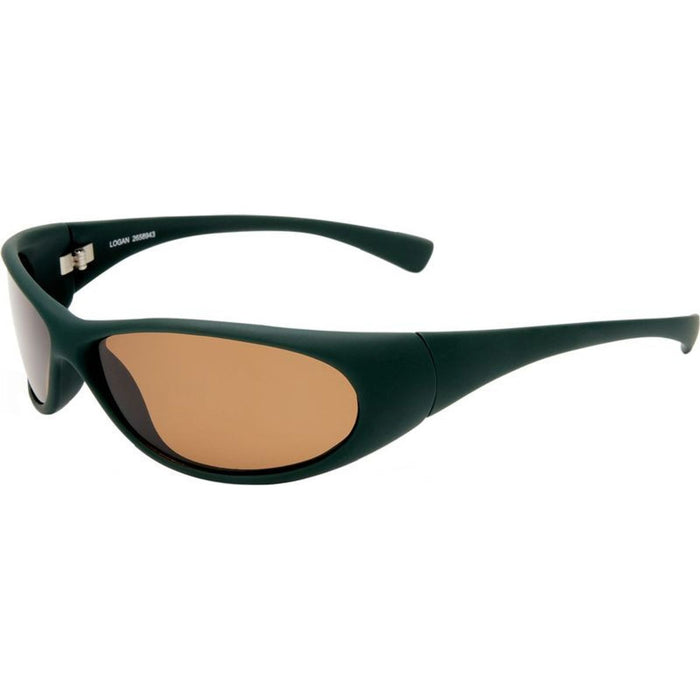 Logan, Rubber Khaki/Brown Polarised Lenses