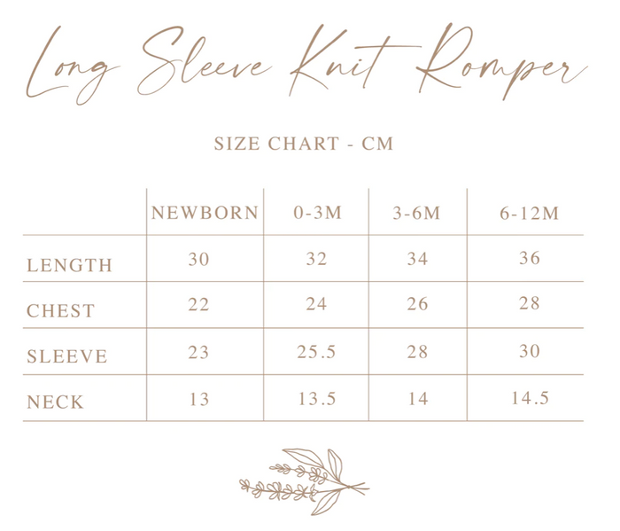 Long Sleeve Baby Knit Romper | Milk
