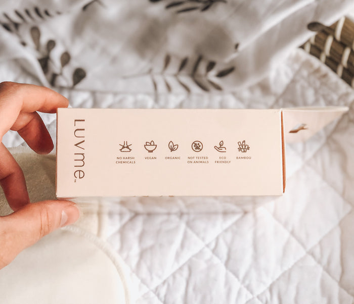 ECO Bamboo Reusable Breast Pads - 6pk - Mama Bear